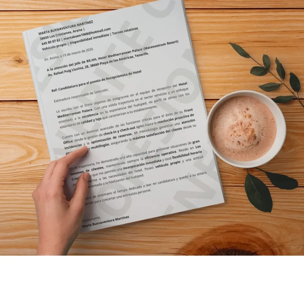 CV Profesional Tenerife