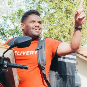 Repartidor Globo en Moto