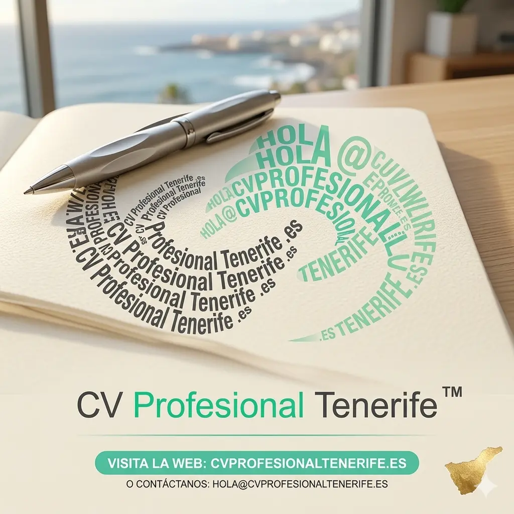 Imagen de contacto de CV Profesional Tenerife : Correo de contacto.