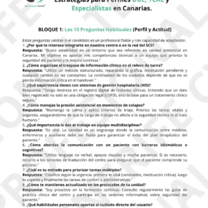 Vista previa Guía de Exito Laboral Sanidad y Salud. Perfiles DUE, TCAE, especialistas en Canarias.
