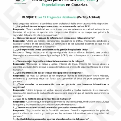 Vista Previa Guía de Éxito Laboral Sanidad: TCAE, DUE, Especialistas.