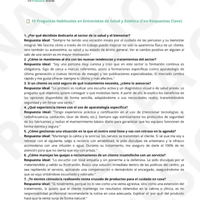Guía de entrevistas para profesionales de salud, estética y bienestar en Tenerife.